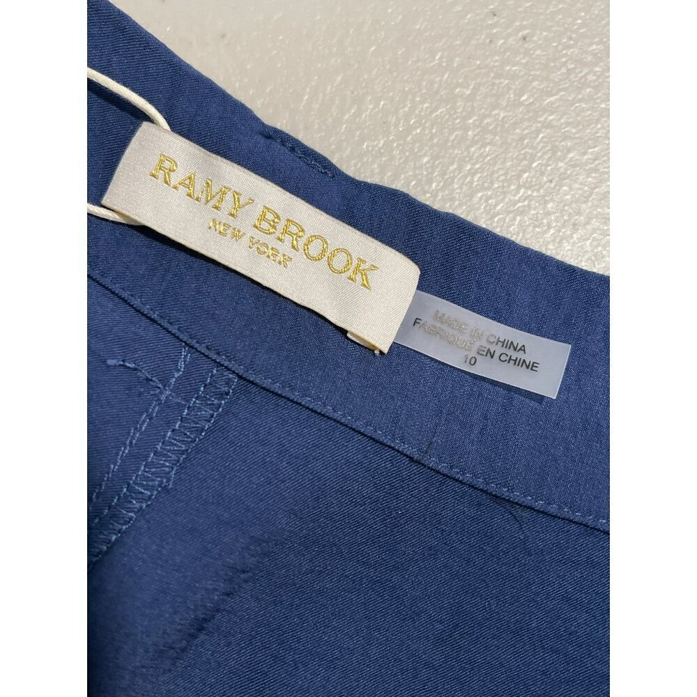 Ramy Brook Size 10 Emil High-Waisted Wide-Leg Cargo Pants NWT - Picture 10 of 11